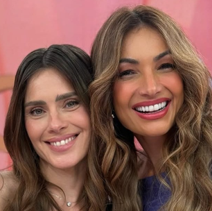 Carolina Dieckmmann usa look listrado de R$ 1.798 para 'Encontro'