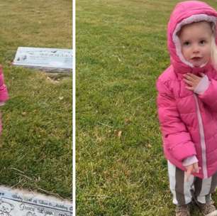 Criança visita túmulo de menina com o mesmo nome e une duas mães nos EUA