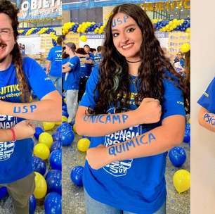 Com rostos pintados, estudantes celebram aprovação na USP: 'Sonho se tornando realidade'