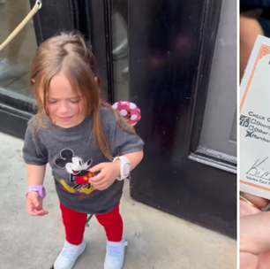 Menina brasileira perde balão em parque da Disney e é surpreendida por funcionária