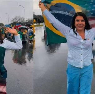 Mara Maravilha diz que quer concorrer ao Senado após participar de caminhada em Brasília