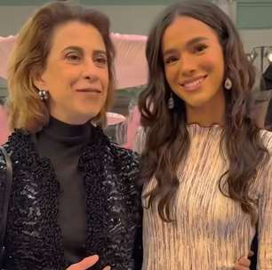 Marquezine e Fernanda Torres se encontram na alta-costura da Chanel