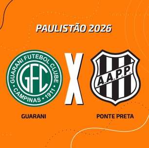 Guarani x Ponte Preta, AO VIVO, com a Voz do Esporte, às 14h30