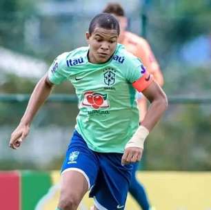 Aos 16 anos, zagueiro do Vitória assume papel de capitão na Seleção Brasileira