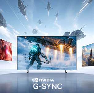 TVs e monitores OLED da Samsung de 2026 são compatíveis com NVIDIA G-SYNC