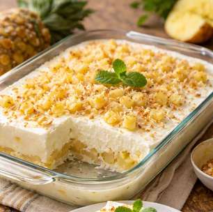 Delícia de abacaxi: a sobremesa fácil, gelada e perfeita para qualquer ocasião