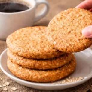 Biscoitinhos de aveia simples e fáceis pro café
