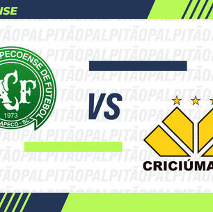 Chapecoense x Criciúma: prováveis escalações, arbitragem, onde assistir e retrospecto