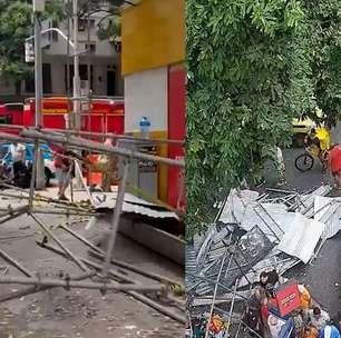 Queda de estrutura mata ambulante e deixa outras duas pessoas feridas em Copacabana