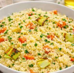 Couscous marroquino fácil e rápido - receita leve e saudável
