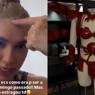 Virginia explica por que não ligou efeitos especiais de fantasia de caranguejo no Carnaval