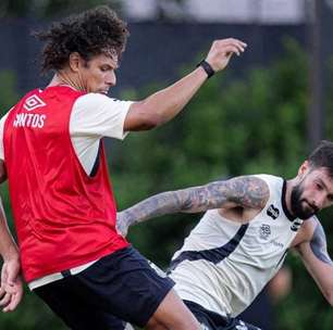Santos volta ao trabalho e Arão treina com o elenco