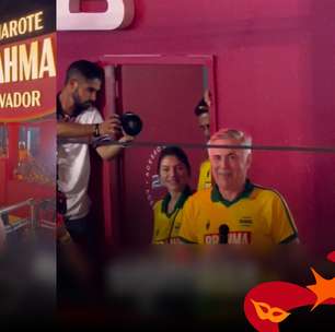 Léo Santana pede para Ancelotti convocar Neymar para a Copa do Mundo no carnaval de Salvador