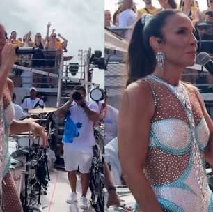 Ivete faz homenagem a Preta Gil e arrasta Bruna Marquezine e Shawn Mendes para dançar em cima de trio em Salvador
