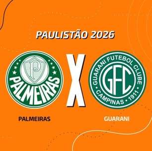 Palmeiras x Guarani, AO VIVO, com a Voz do Esporte, às 19h
