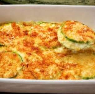 Abobrinha gratinada na airfryer cremosa e fácil: virou vício