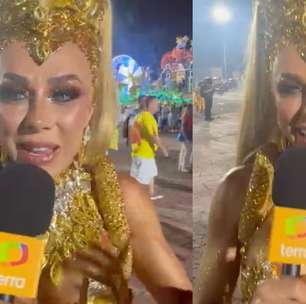 Rainha da Águia de Ouro diz que está mais leve para o desfile após superar o câncer: 'Muito mais preparada'