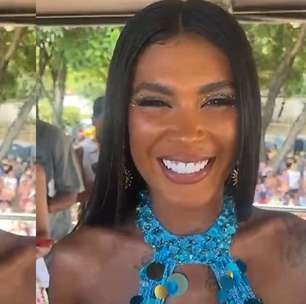 'O amor sorriu para mim', diz Pocah sobre iniciar namoro no primeiro dia de carnaval