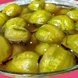 Doce de jiló em caldas receita completa especial domingo espetacular na record 19/7/2020