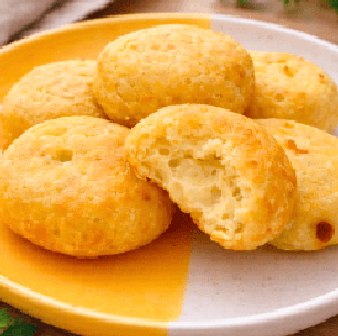 Bolinho de mandioca na airfryer: sem farinha, fácil de fazer