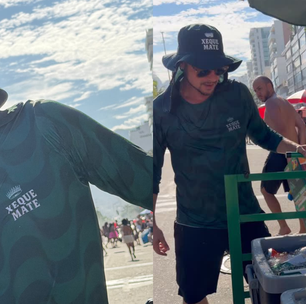 Ex-Malhação, Daniel Erthal vende bebidas por mais de 12 horas no carnaval do RJ