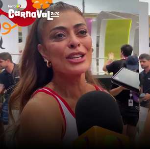 Juliana Paes despista sobre futuro como rainha da Viradouro: 'O amanhã ninguém sabe'