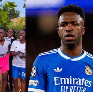 Grupo de crianças de Uganda dança em homenagem a Vini Jr. após caso de racismo