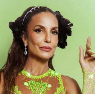 Aos 53 anos, Ivete Sangalo exibe cintura fininha em body de Swarovski
