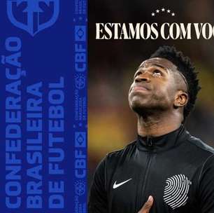 CBF exige investigação e cobra rigor de Fifa e Uefa por racismo contra Vini Jr