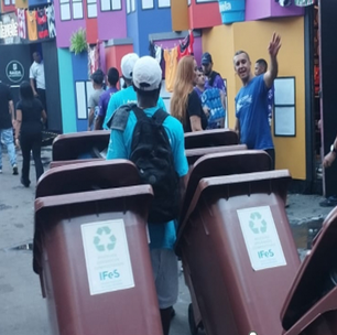 Sesc RJ coleta mais de 5 toneladas de resíduos na Sapucaí