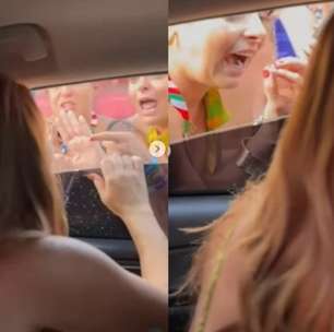 Paolla Oliveira é surpreendida por pedido inusitado de fã no Carnaval; veja qual