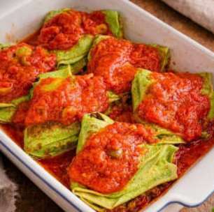 Panqueca verde sem trigo, com carne: feita de sobra de arroz