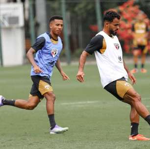 São Paulo tem retornos em treino no CT da Barra Funda