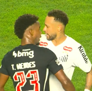 Neymar revive embate com Thiago Mendes em Santos e Vasco: 'Com todo respeito, é um babaca'