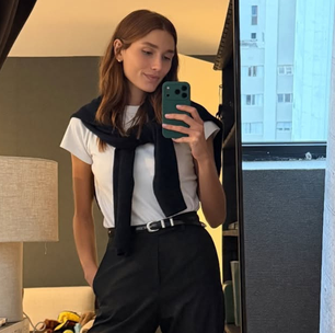 Sasha prova ar fashion do minimalismo em 4 looks com peças curingas