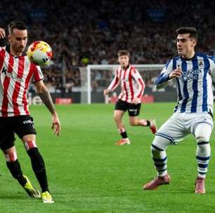 Real Sociedad vence Athletic Bilbao e garante vaga na final da Copa do Rei