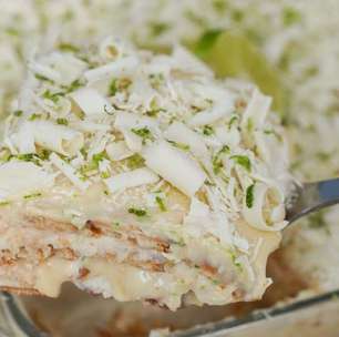 Pavê de limão, uma sobremesa cremosa e refrescante que todo mundo vai pedir a receita