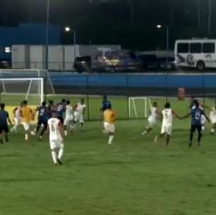 Jogo do Campeonato Potiguar termina em pancadaria e intervenção policial