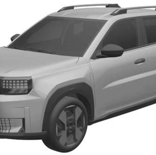 Novo Fiat Argo 2026 vaza em patentes e confirma visual de Grande Panda