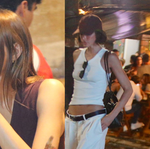 Com novo visual, Bruna Marquezine é flagrada em restaurante com pastor e Sasha Meneghel. Fotos!