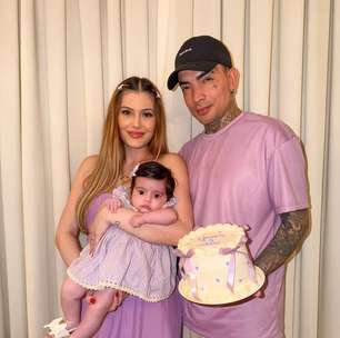 Fofura! Filha de MC Guimê faz três meses e semelhança com o pai chama a atenção