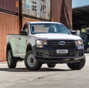 Ford Ranger XL ganha versões cabine simples e chassi cabine a partir de R$ 256,6 mil