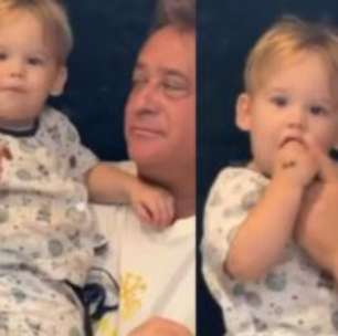 Bebida alcoólica? Atitude de Leonardo com neto causa polêmica; veja o vídeo