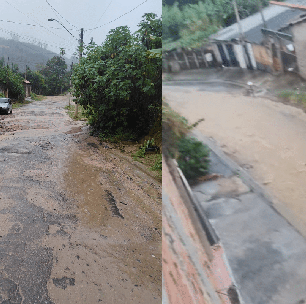 Rua com problemas em Mairinque impede moradores de sair de casa em dias de chuva