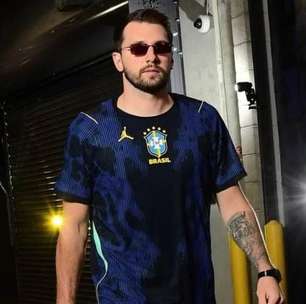 Deu sorte? Luka Doni usa camisa da Seleção Brasileira e vive noite mágica na NBA