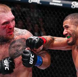 IMAGEM FORTE: Vitor Petrino desfigura o rosto de rival no UFC Vegas 114