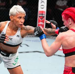 Amanda Lemos assusta na luta em pé, mas acaba dominada no UFC Vegas 114