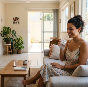 Casa de 50 metros quadrados com telhado verde que reduz a temperatura interna durante dias quentes