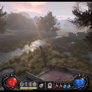 Desenvolvedor recria Diablo 2 em primeira pessoa na Unreal Engine 5 e projeto viraliza