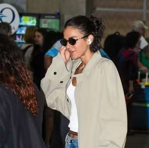 Bruna Marquezine aposta em bolsa de luxo para desembarcar no Rio; saiba o valor
